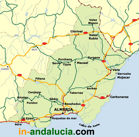 Localidades de Almeria